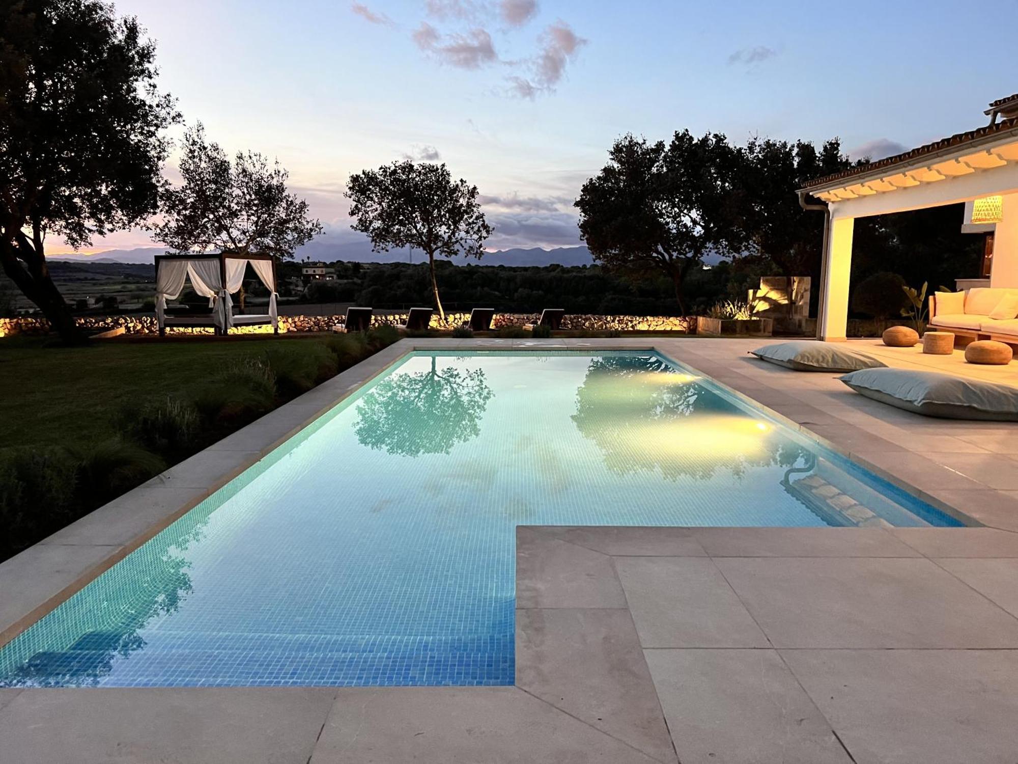 Es Mirador De Vernissa Jacuzzi Sauna Y Piscina Santa Margalida Buitenkant foto