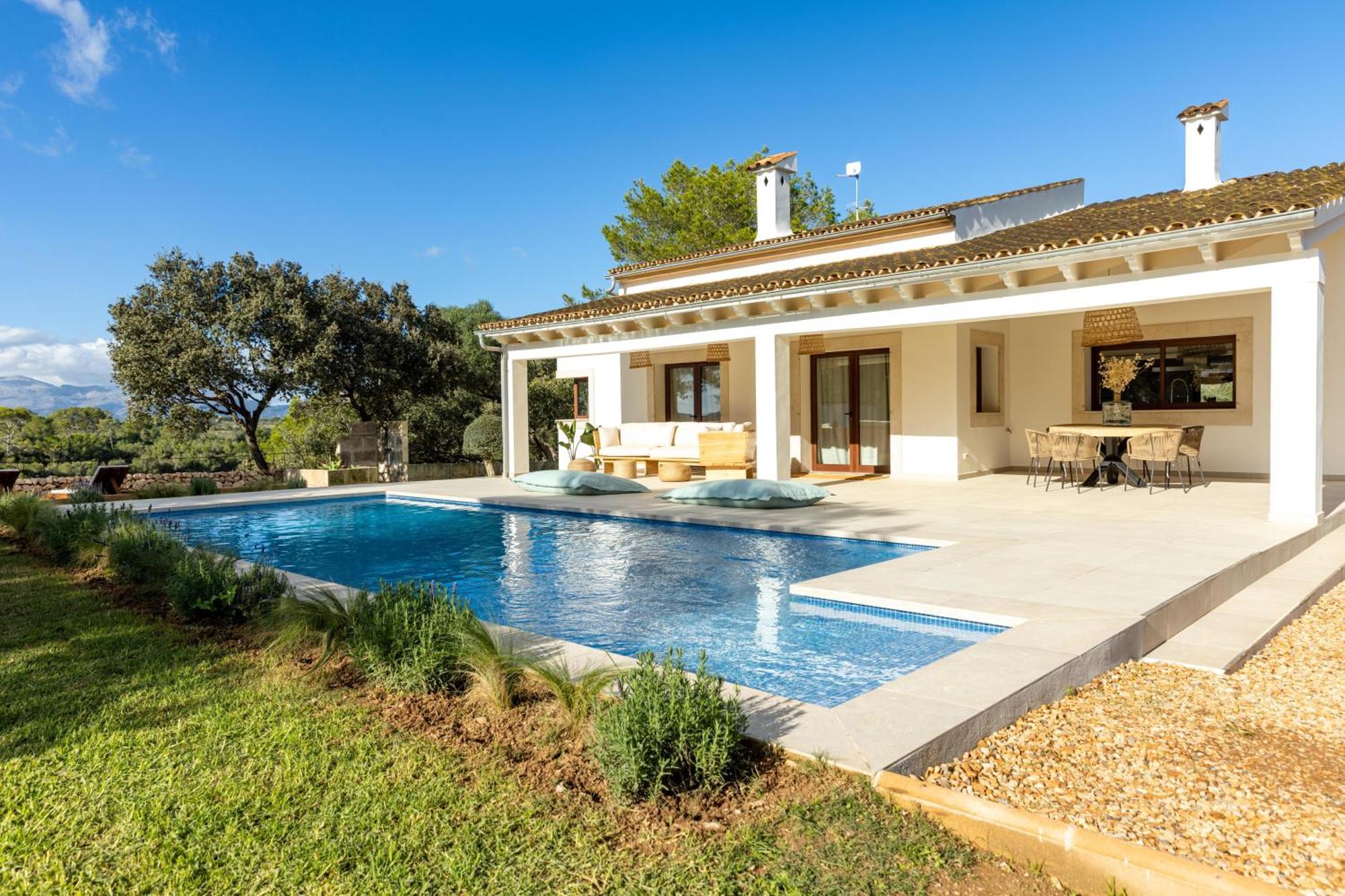 Es Mirador De Vernissa Jacuzzi Sauna Y Piscina Santa Margalida Buitenkant foto