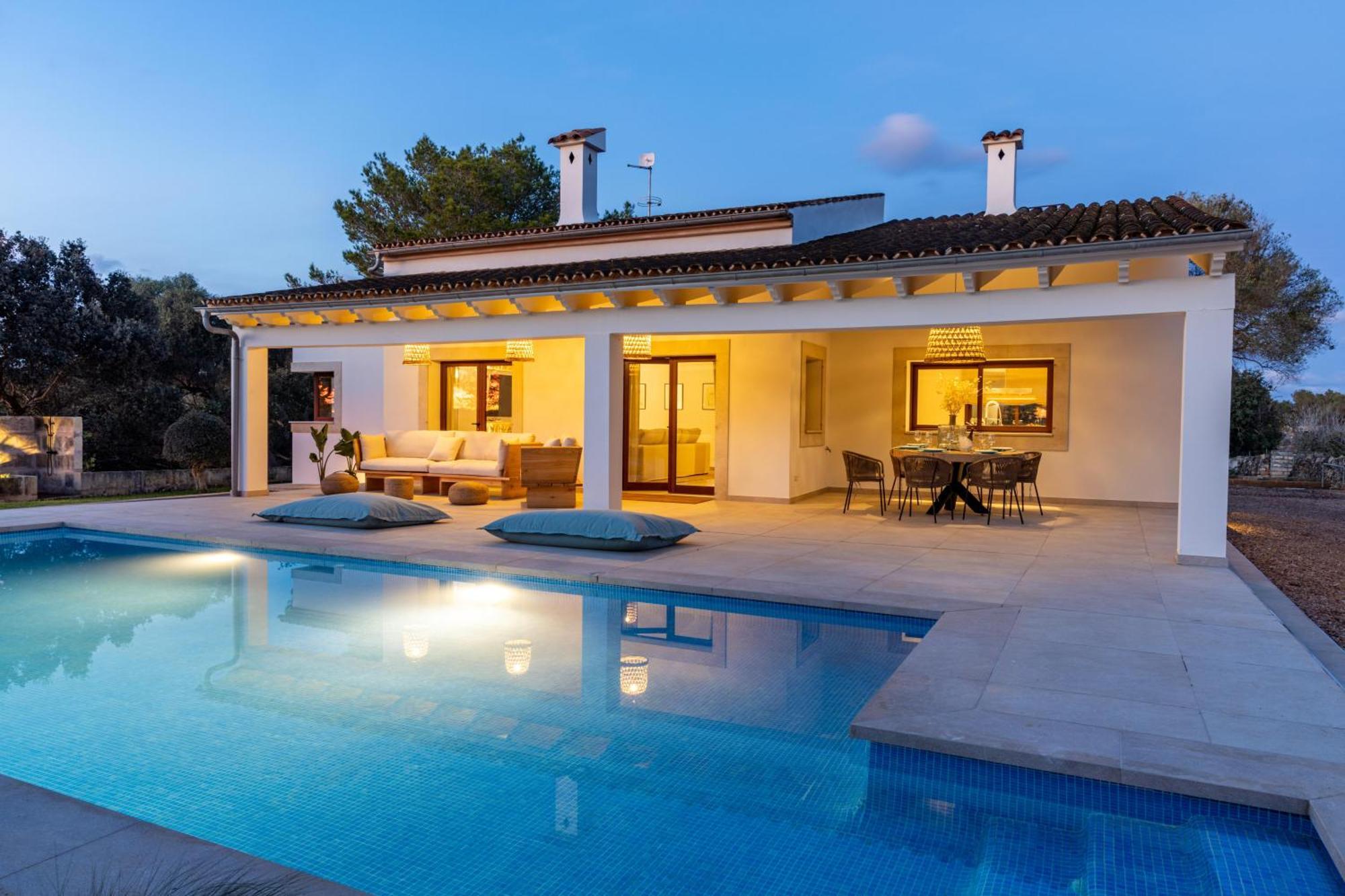 Es Mirador De Vernissa Jacuzzi Sauna Y Piscina Santa Margalida Buitenkant foto