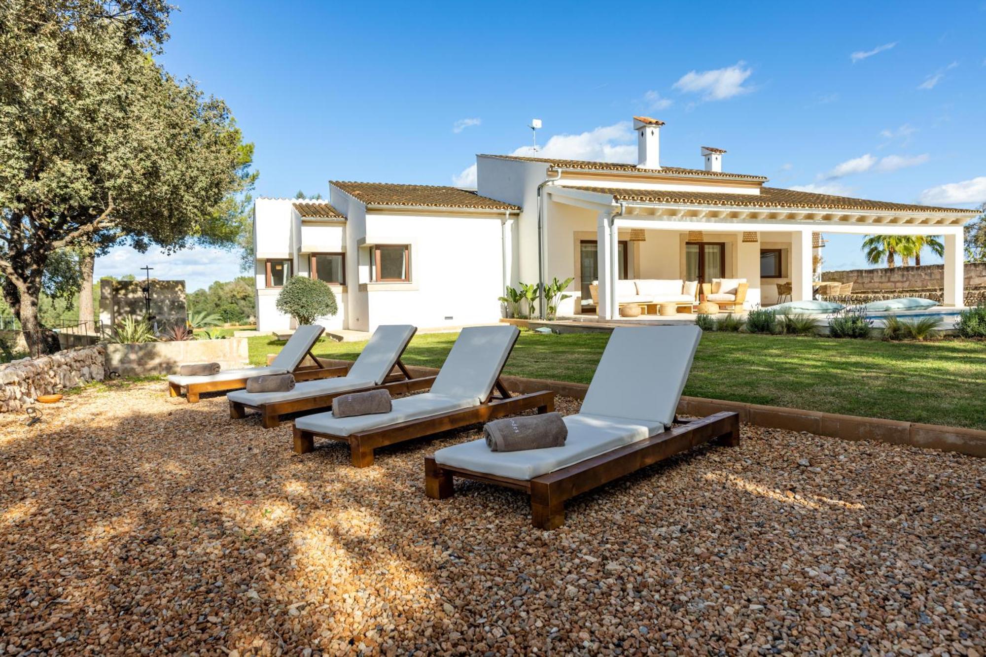 Es Mirador De Vernissa Jacuzzi Sauna Y Piscina Santa Margalida Buitenkant foto